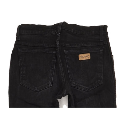 Wrangler Texas Men Black Straight Regular Stretch Jeans W31 L32