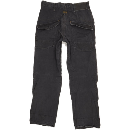 G-Star Scuba Elwood Men Black Straight Loose Jeans W30 L32