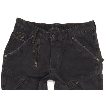 G-Star Scuba Elwood Men Black Straight Loose Jeans W30 L32