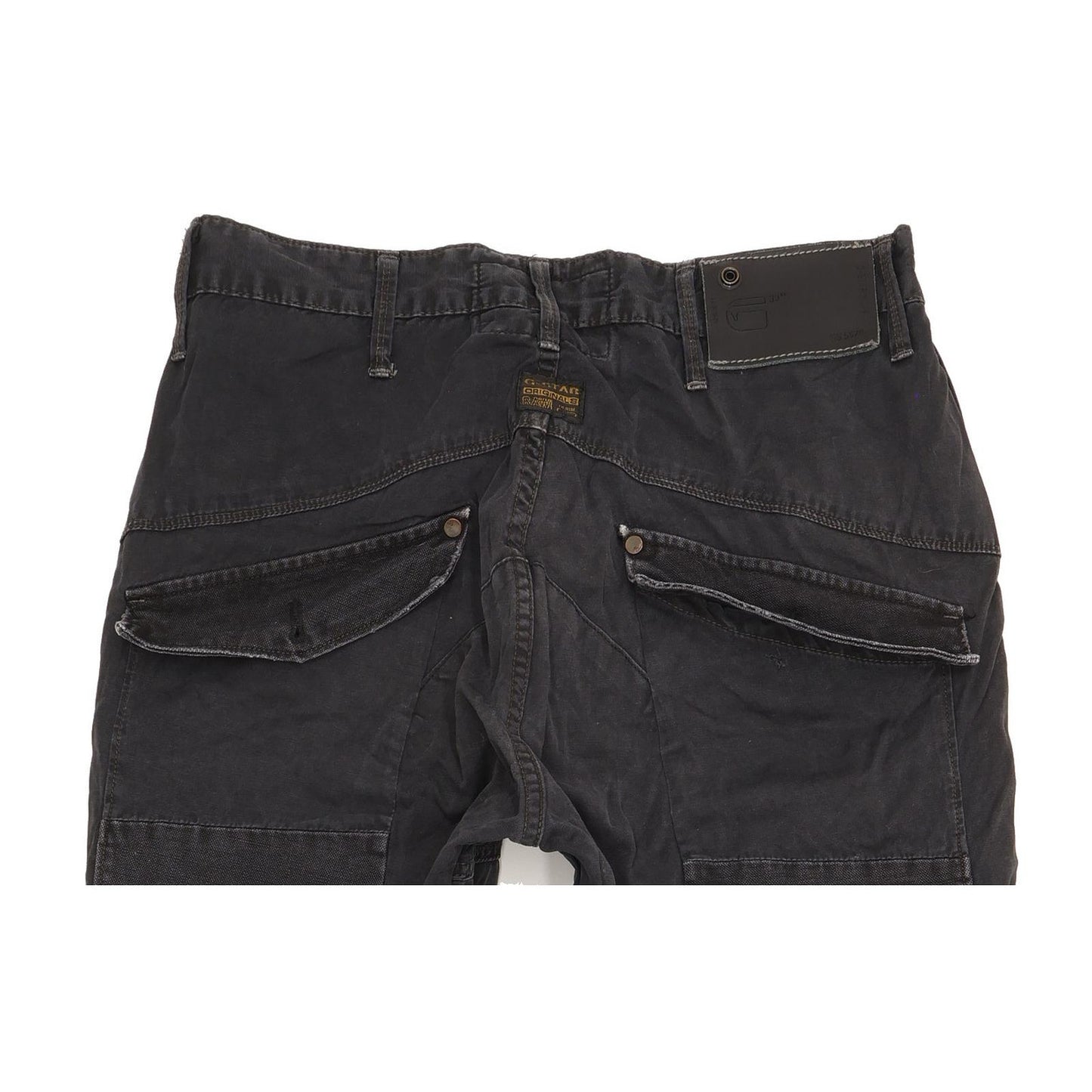 G-Star Scuba Elwood Men Black Straight Loose Jeans W30 L32