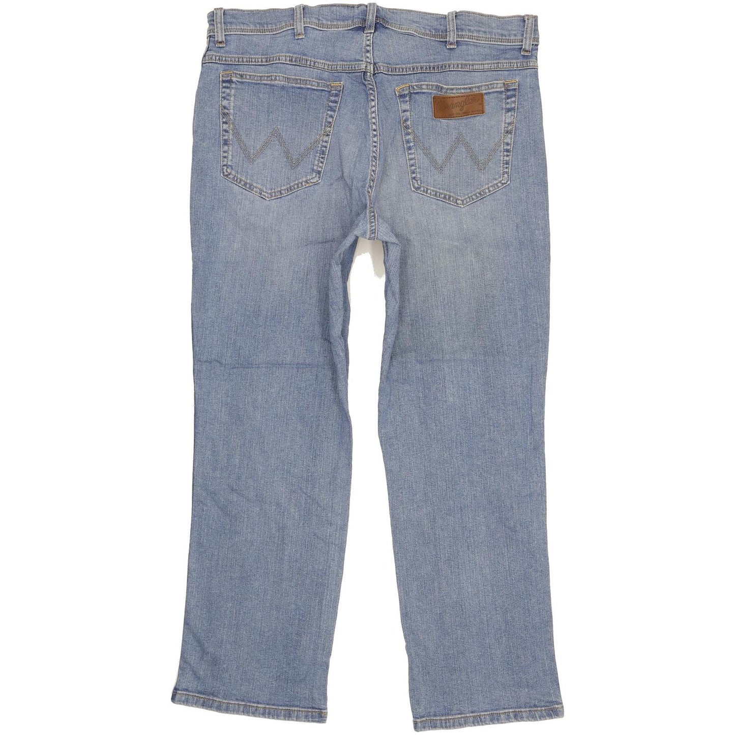 Wrangler Texas Men Blue Straight Regular Stretch Jeans W38 L29