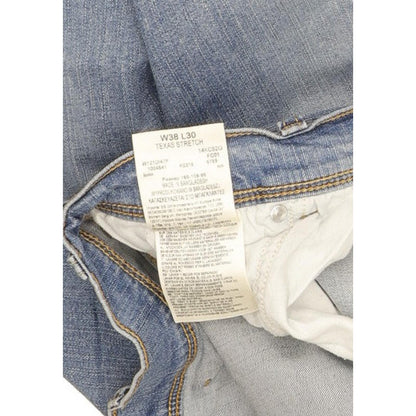 Wrangler Texas Men Blue Straight Regular Stretch Jeans W38 L29