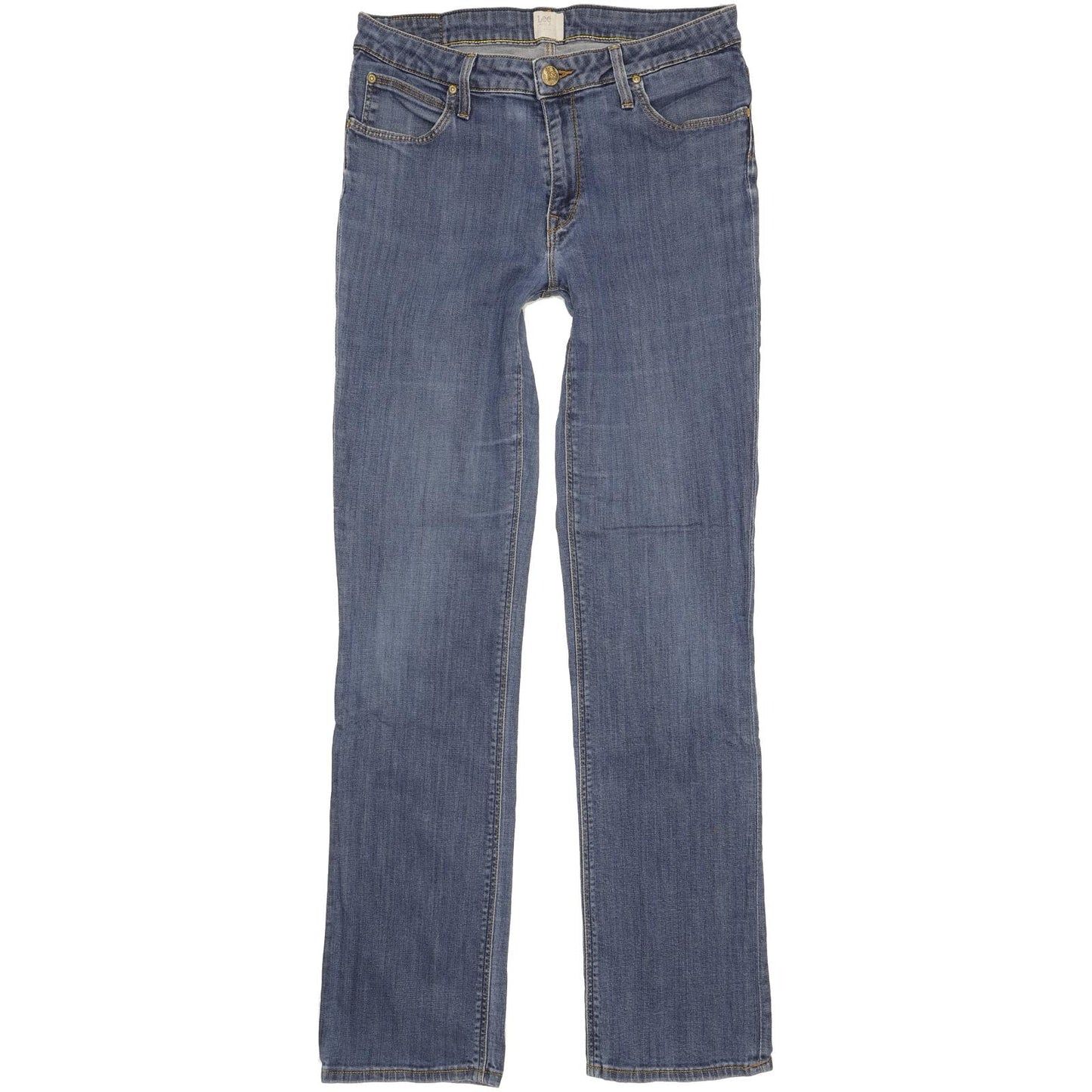 Lee Marion Women Blue Straight Slim Stretch Jeans W31 L32