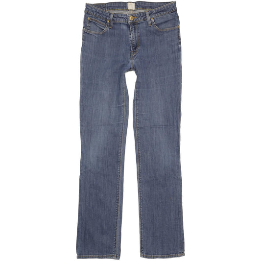 Lee Marion Women Blue Straight Slim Stretch Jeans W31 L32