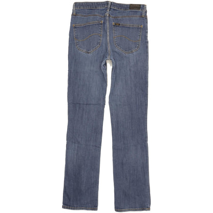 Lee Marion Women Blue Straight Slim Stretch Jeans W31 L32