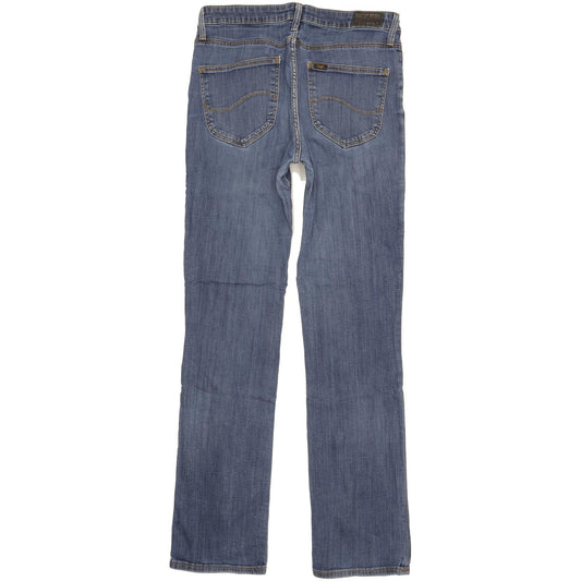 Lee Marion Women Blue Straight Slim Stretch Jeans W31 L32