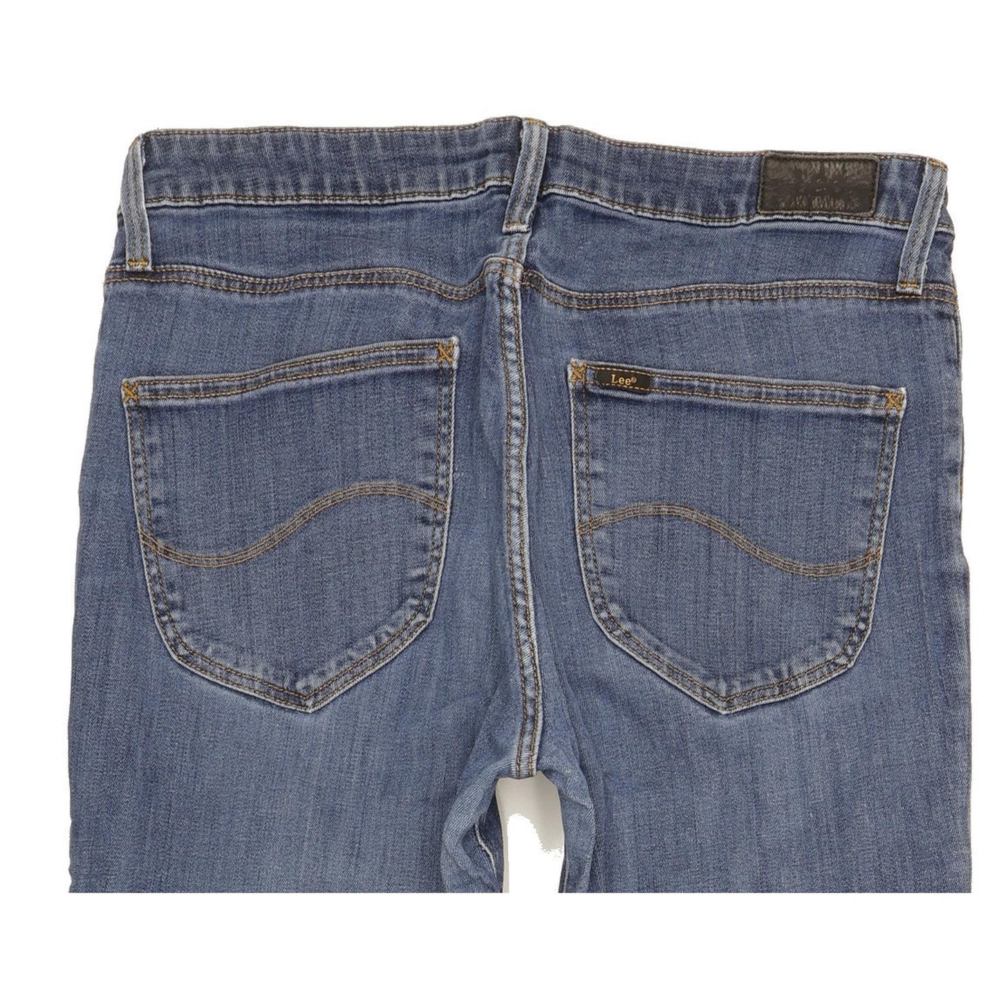 Lee Marion Women Blue Straight Slim Stretch Jeans W31 L32