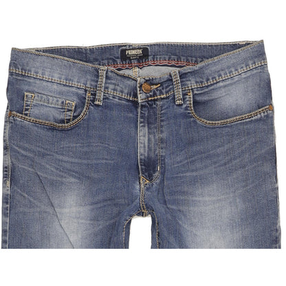 Pioneer Rando Men Blue Straight Regular Stretch Jeans W36 L29