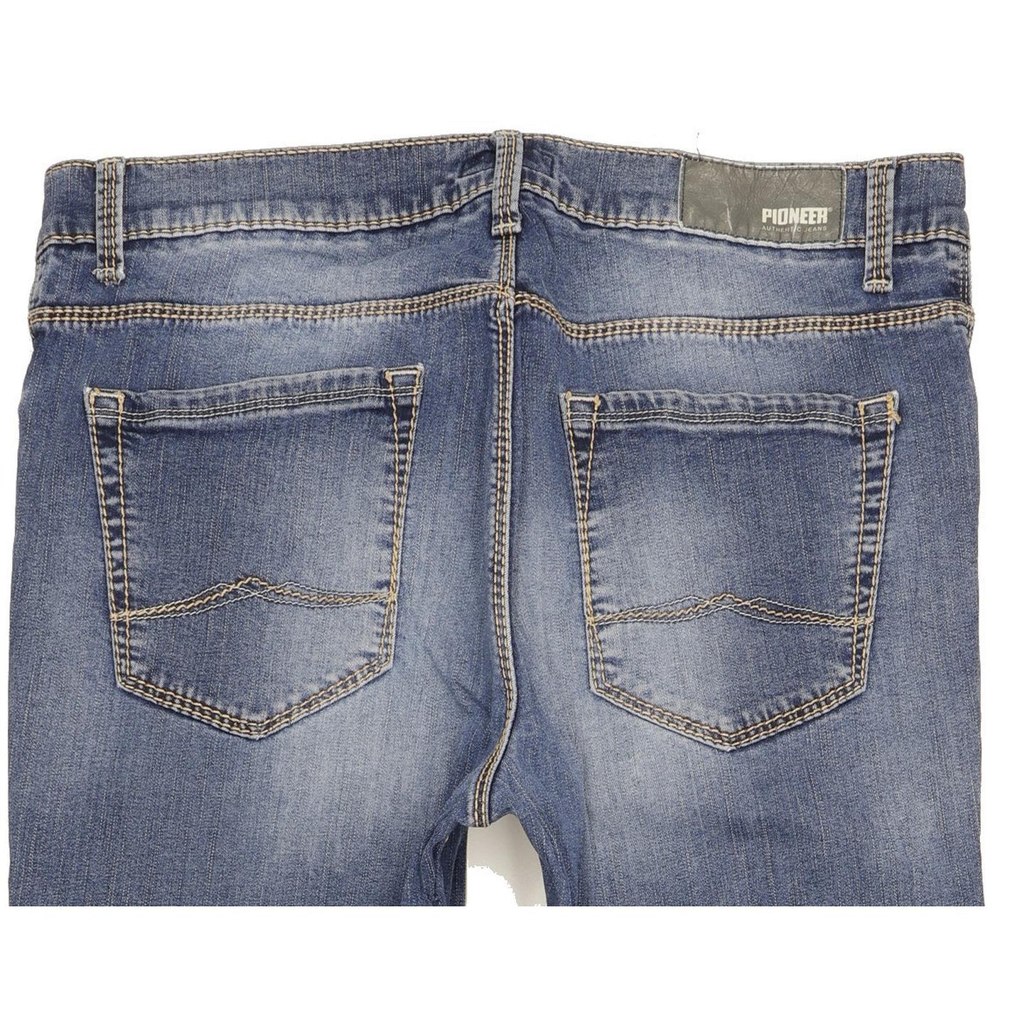 Pioneer Rando Men Blue Straight Regular Stretch Jeans W36 L29