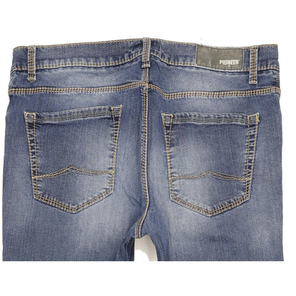 Pioneer Rando Men Blue Straight Regular Stretch Jeans W36 L29