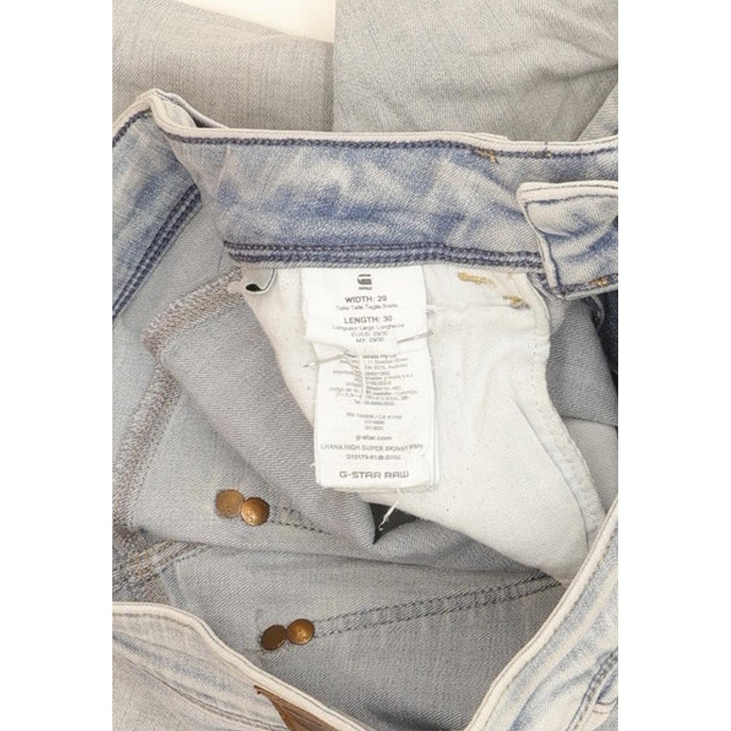 G-Star Lhana Women Blue Skinny Slim Stretch Jeans W29 L29