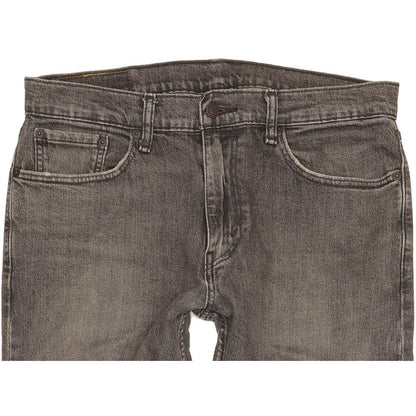 Levi's 502 Hi-Ball Men Grey Tapered Regular Stretch Jeans W33 L29