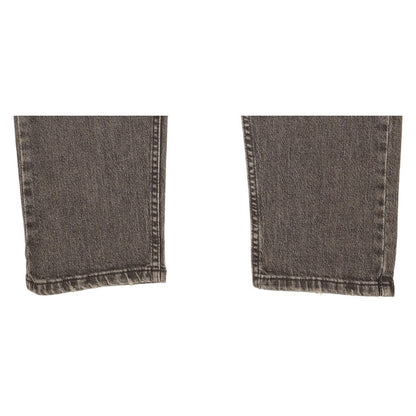 Levi's 502 Hi-Ball Men Grey Tapered Regular Stretch Jeans W33 L29
