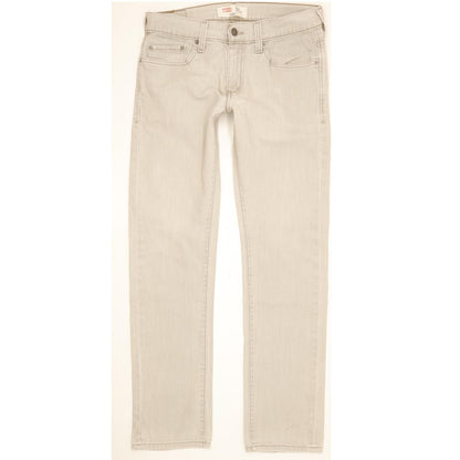 Levi's 511 Men Grey Straight Slim Stretch Jeans W32 L32