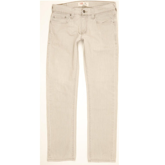 Levi's 511 Men Grey Straight Slim Stretch Jeans W32 L32