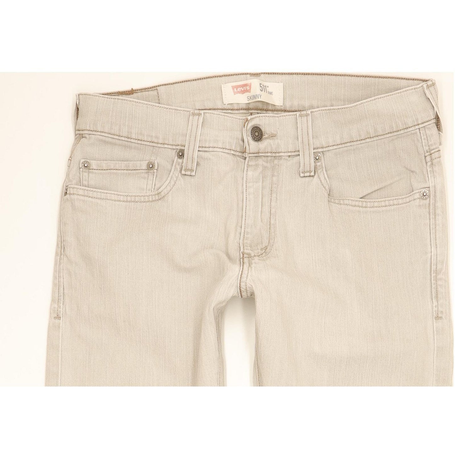 Levi's 511 Men Grey Straight Slim Stretch Jeans W32 L32