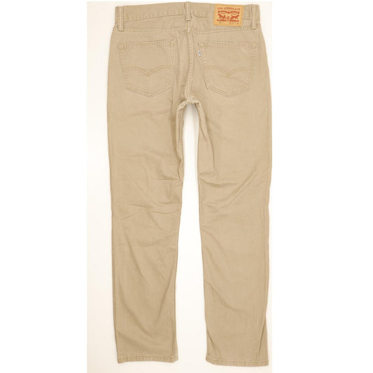 Levi's 511 Men Beige Straight Slim Jeans W33 L31