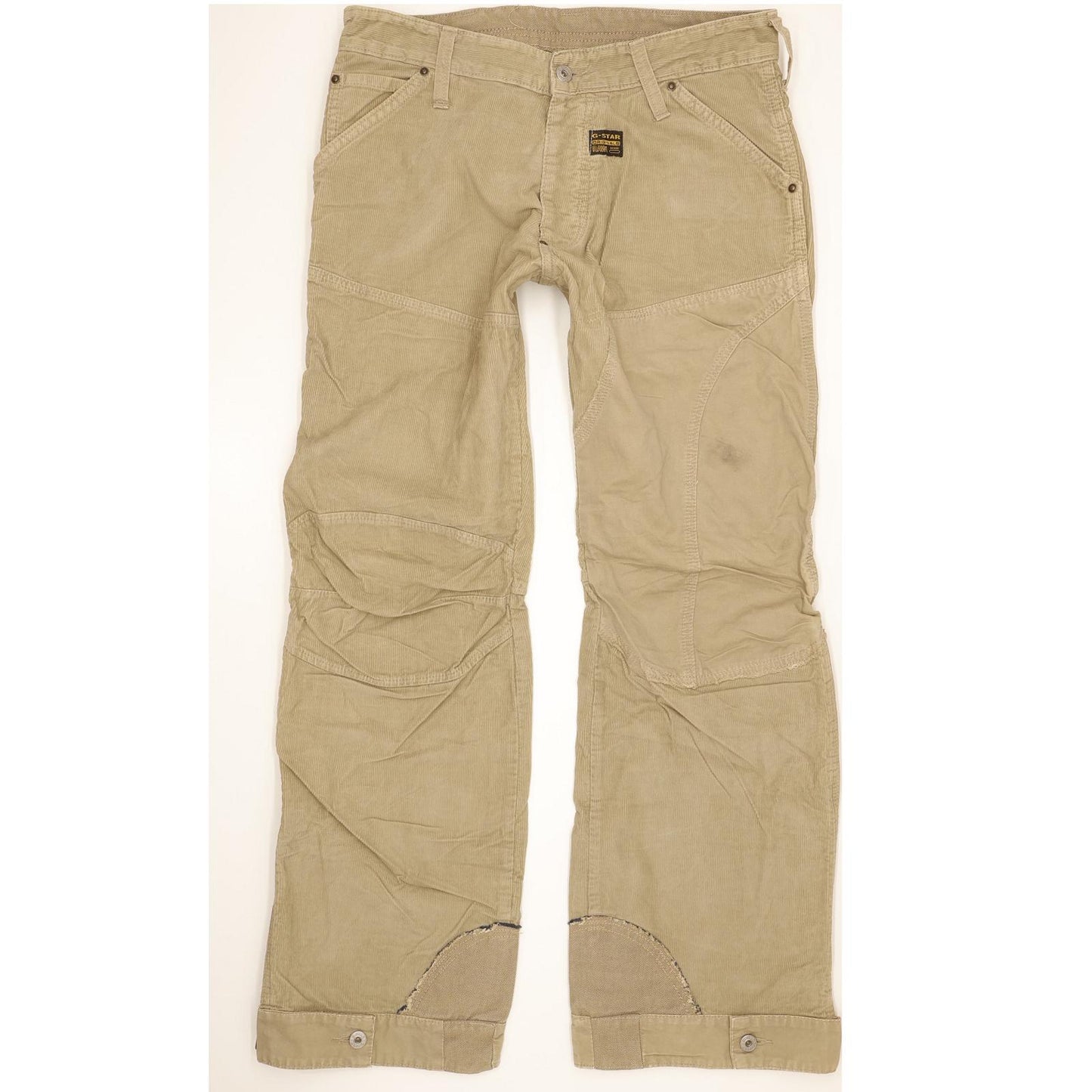 G-Star S.C. Concept Elwood Men Beige Straight Regular Jeans W32 L32