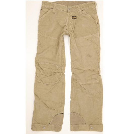 G-Star S.C. Concept Elwood Men Beige Straight Regular Jeans W32 L32