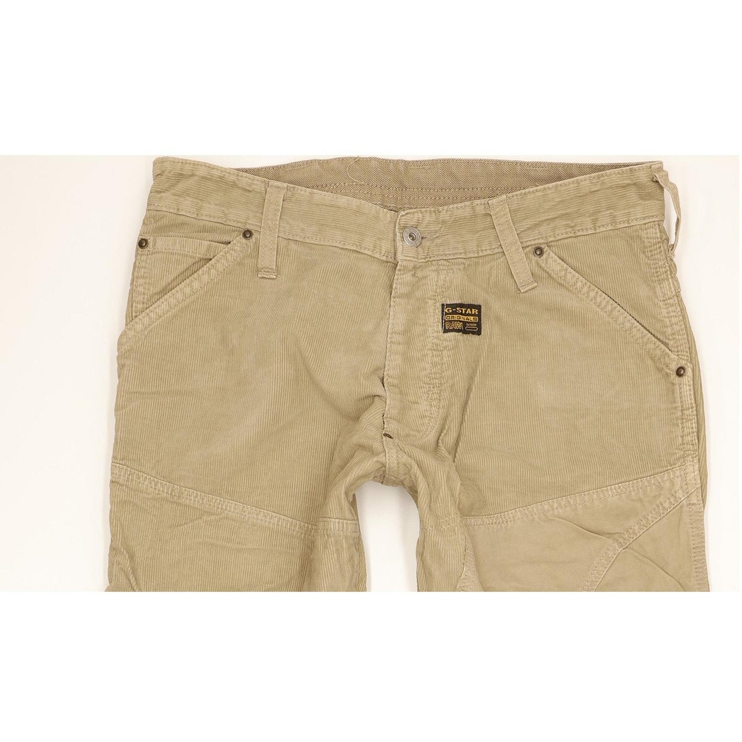 G-Star S.C. Concept Elwood Men Beige Straight Regular Jeans W32 L32