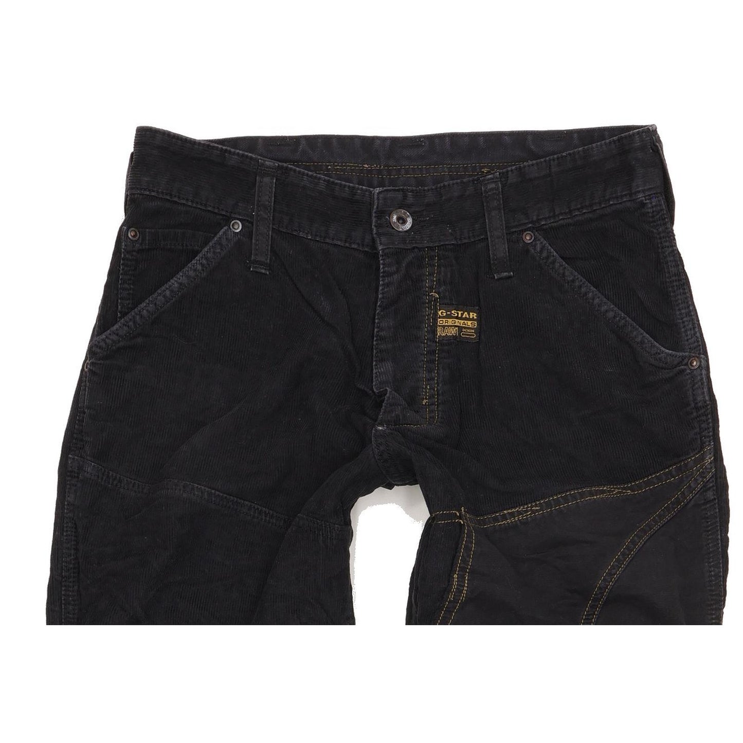 G-Star S.C. Concept Elwood Men Black Straight Regular Jeans W29 L32