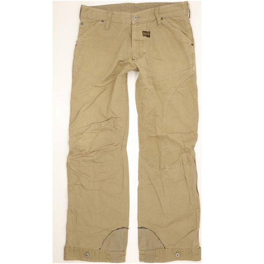 G-Star S.C. Concept Elwood Men Beige Straight Regular Jeans W34 L32