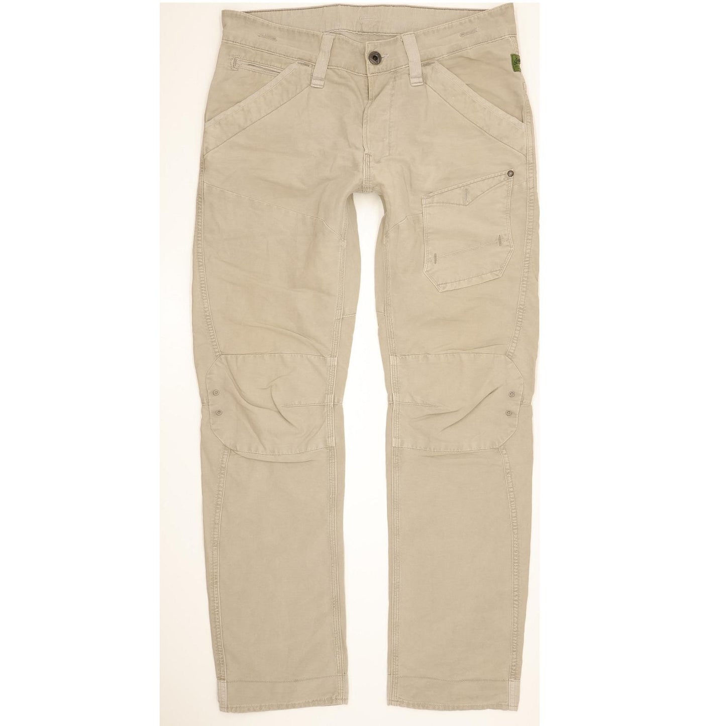 G-Star Recruit 5620 Men Beige Tapered Regular Jeans W32 L32
