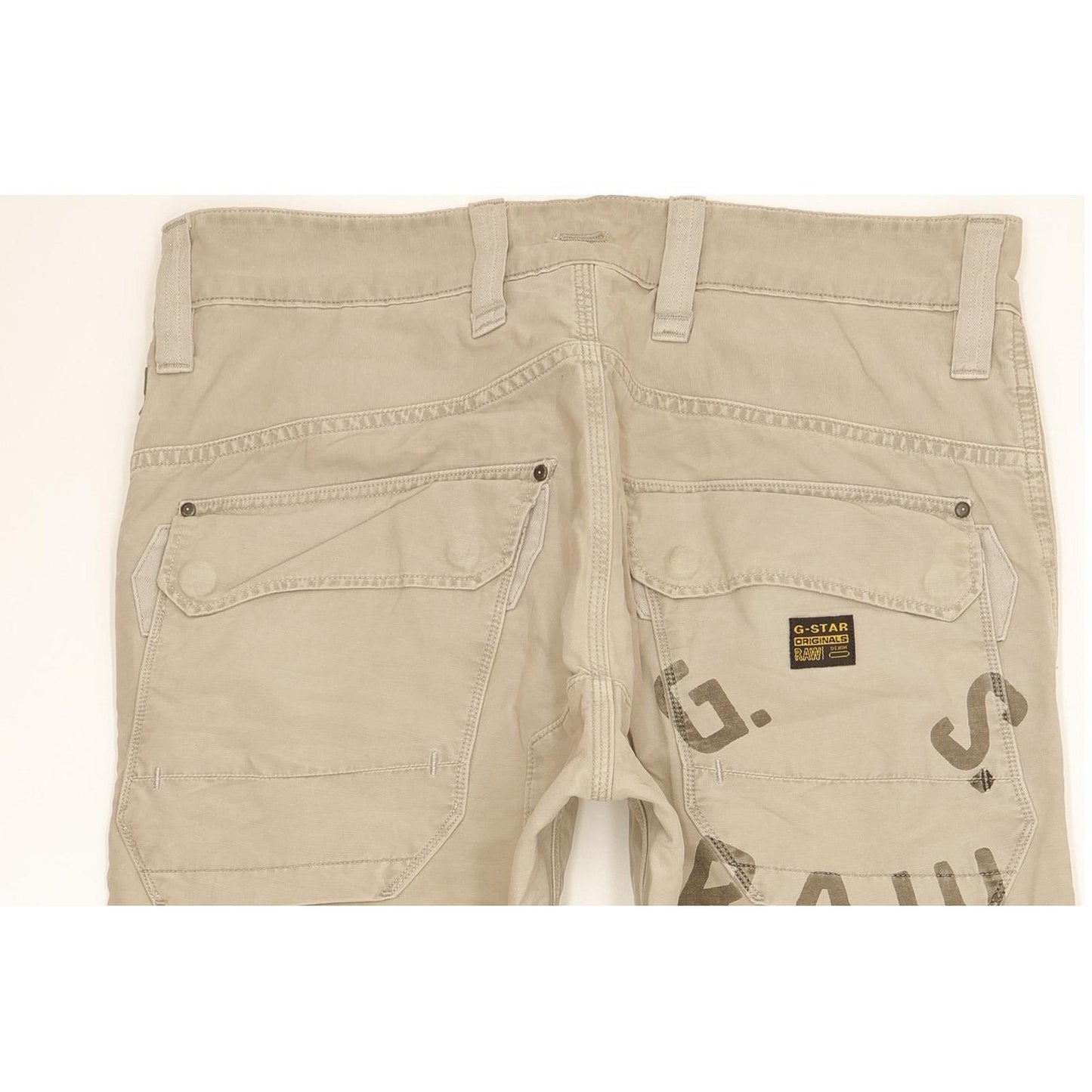 G-Star Recruit 5620 Men Beige Tapered Regular Jeans W32 L32