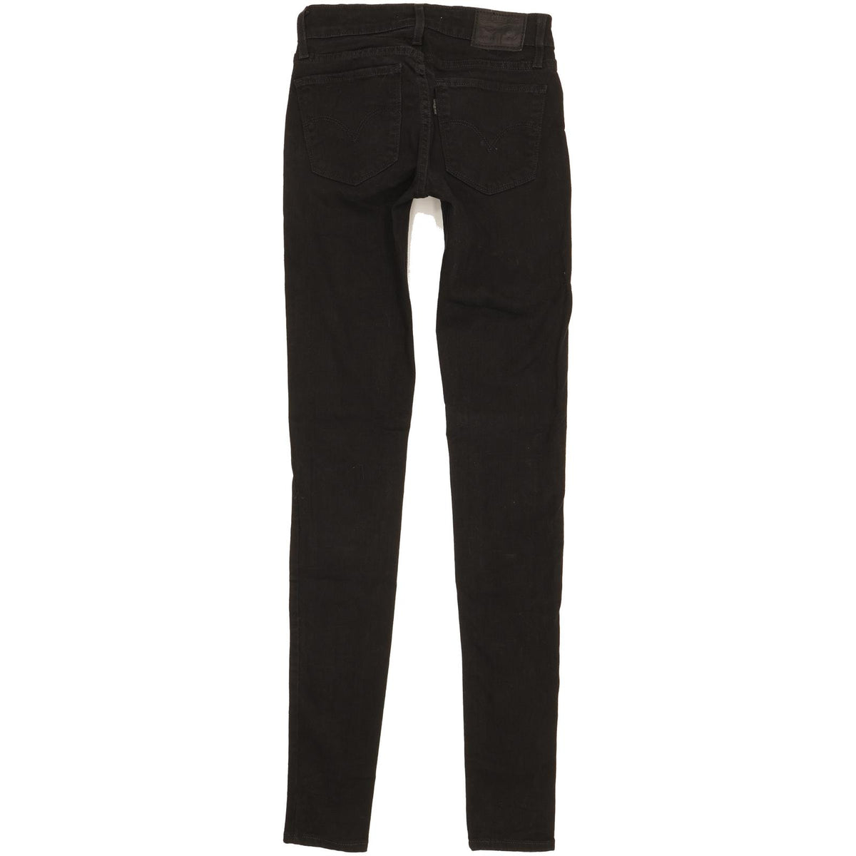 Levi's 711 Women Black Skinny Slim Stretch Jeans W23 L32