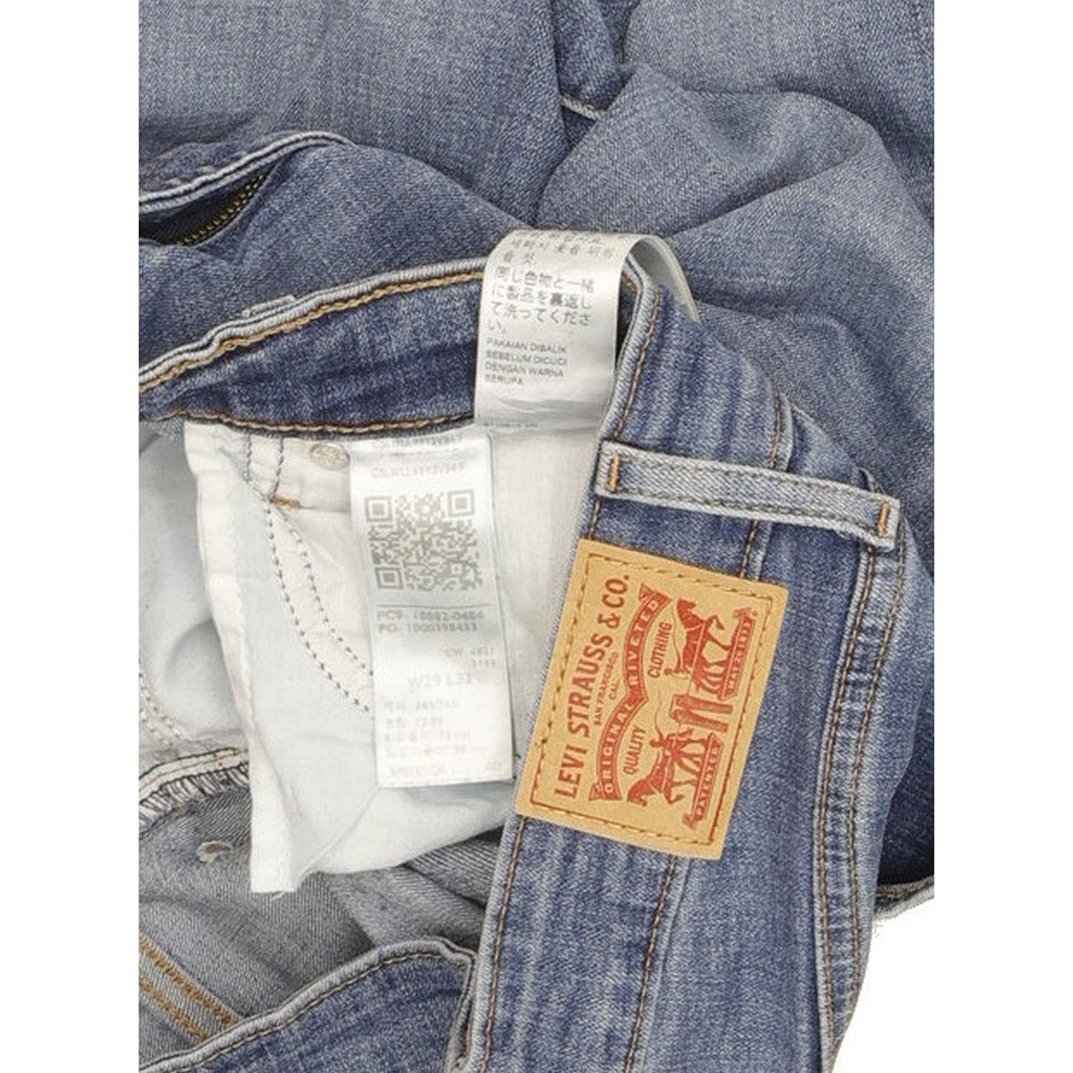 Levi's 721 Women Blue Skinny Slim Stretch Jeans W29 L32