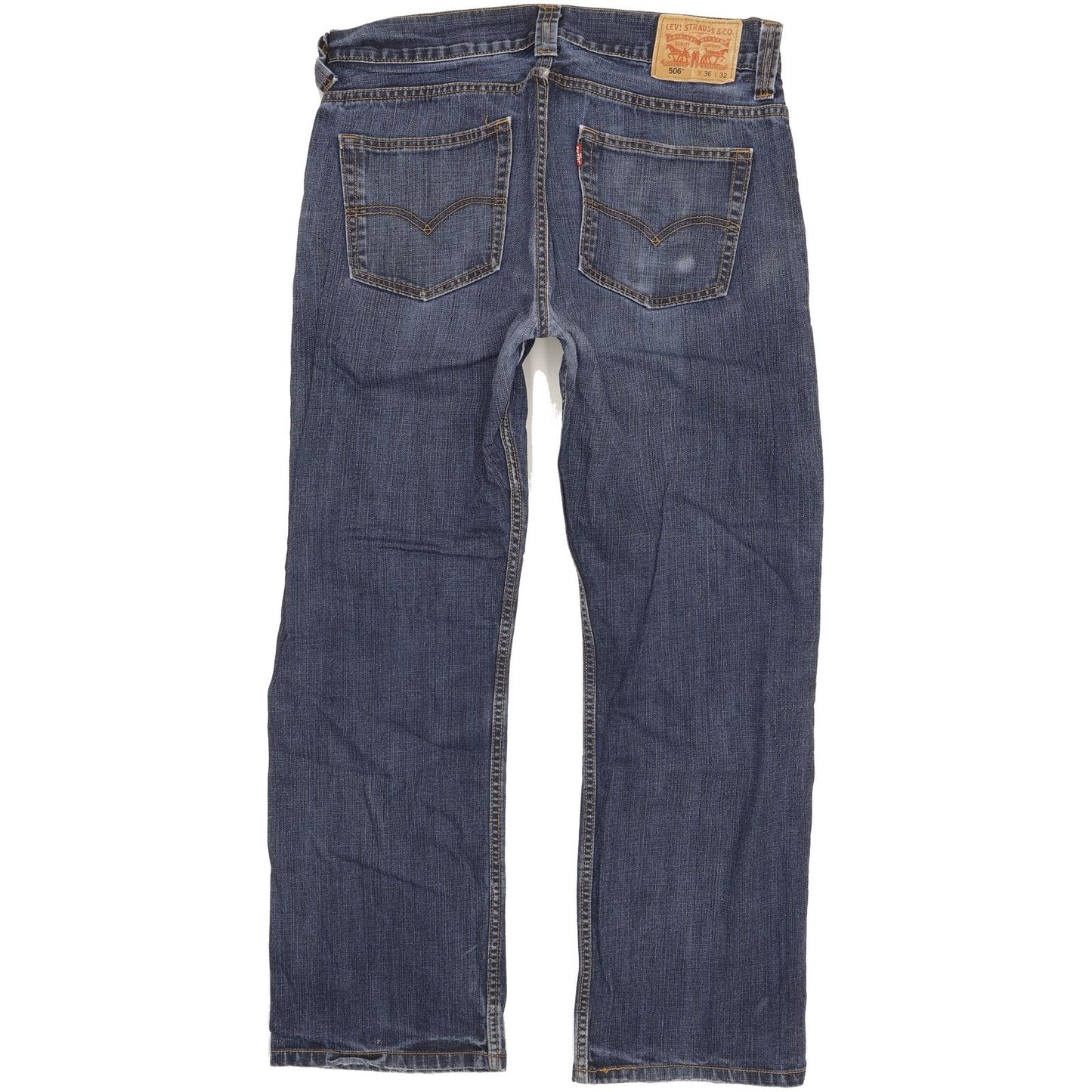 Levi's 506 Men Blue Straight Regular Jeans W36 L29
