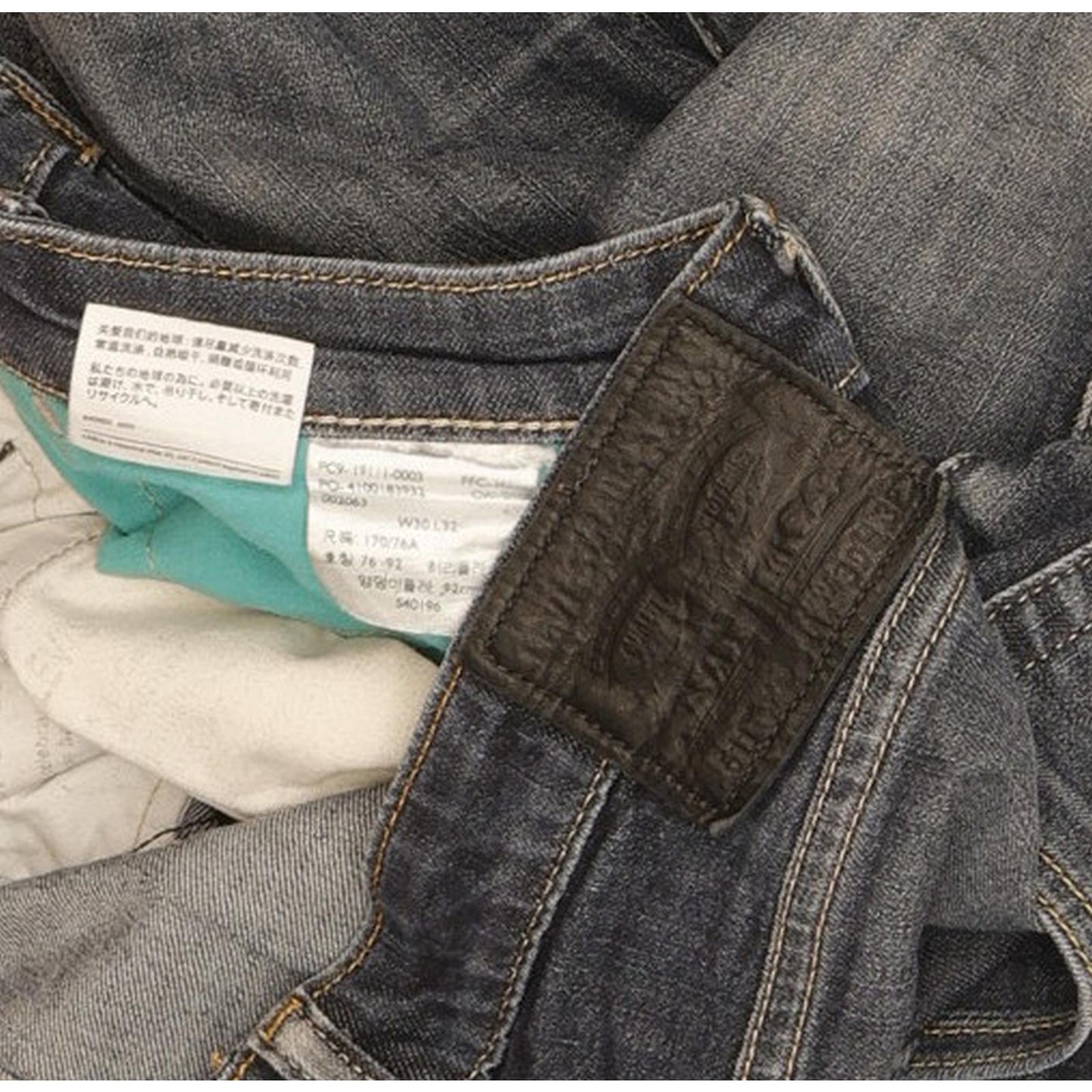 Levi's 511 Men Blue Straight Slim Stretch Jeans W30 L30