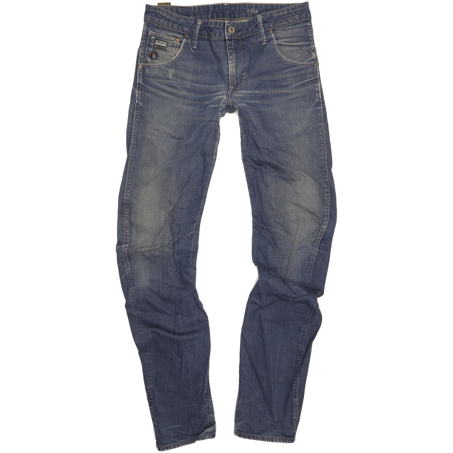 G-Star Men Blue Straight Regular Jeans W32 L35