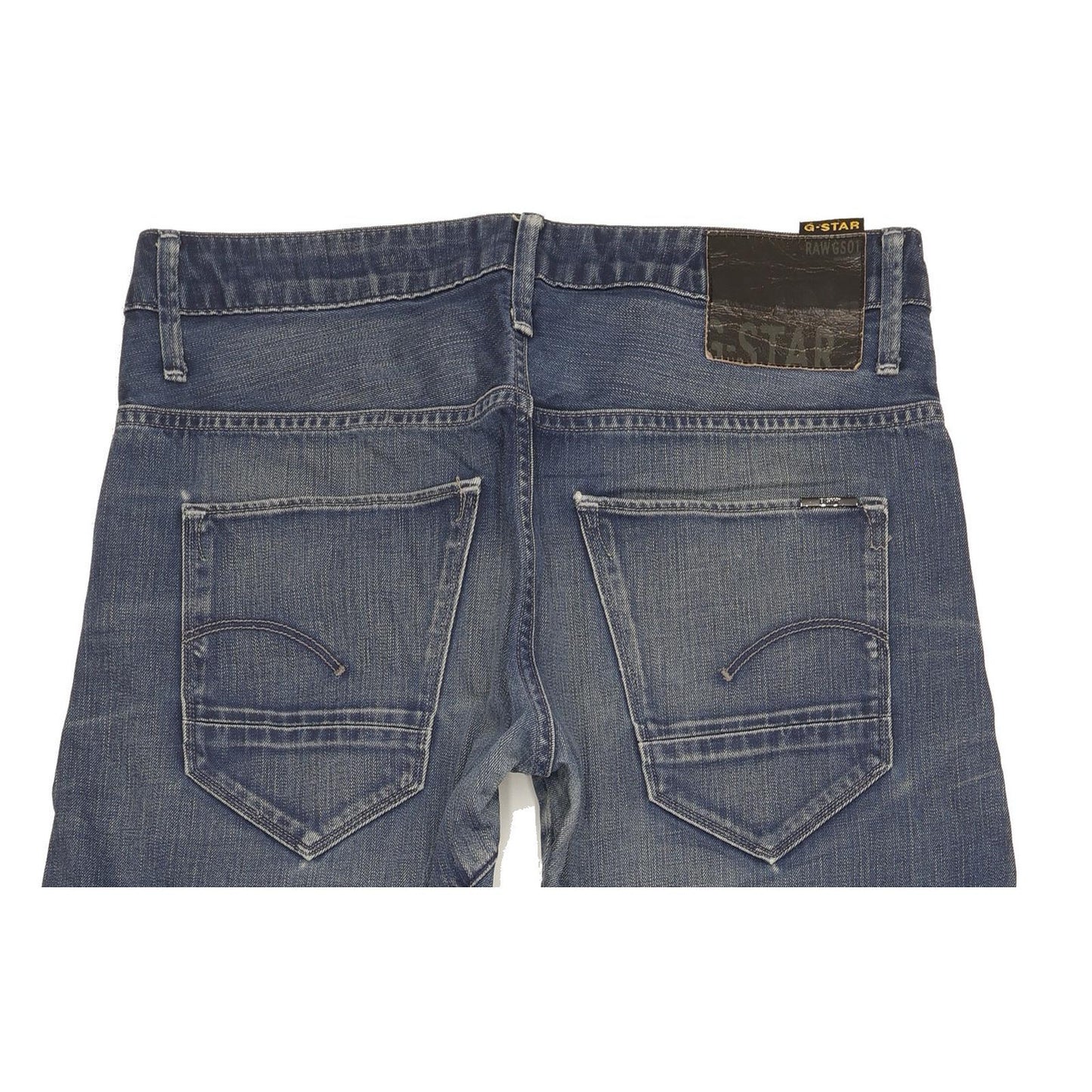 G-Star Men Blue Straight Regular Jeans W32 L35