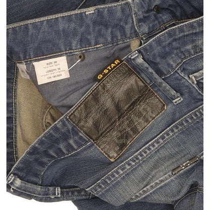 G-Star Men Blue Straight Regular Jeans W32 L35