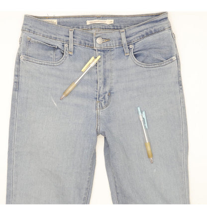 Levi's 724 Women Blue Straight Slim Stretch Jeans W29 L29