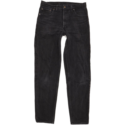 Levi's 550 Made in USA Men Black Tapered Relaxed Jeans W33 L33