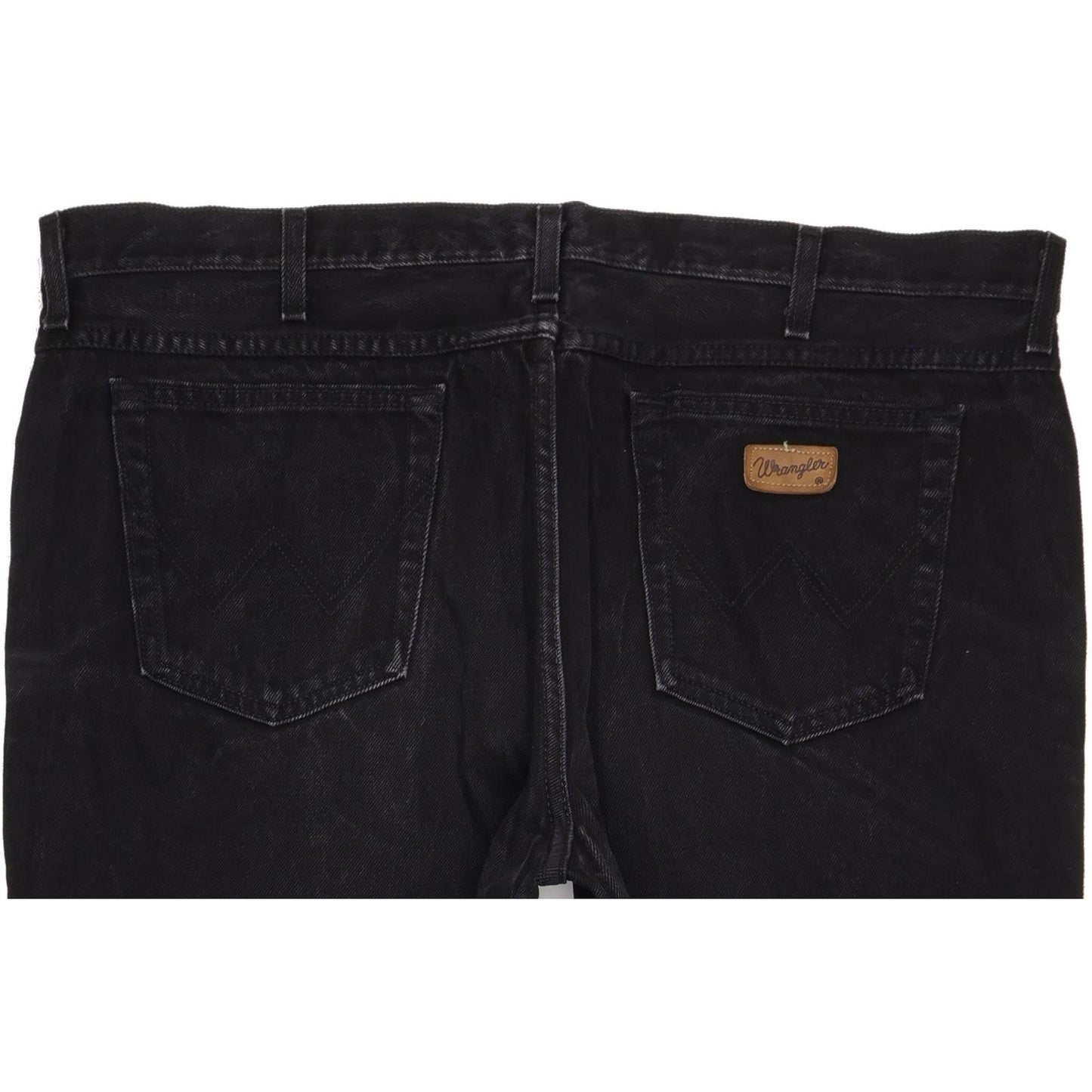 Wrangler Men Black Straight Regular Jeans W40 L29