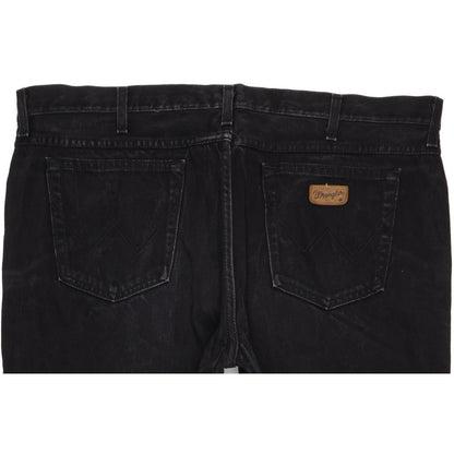 Wrangler Men Black Straight Regular Jeans W40 L29