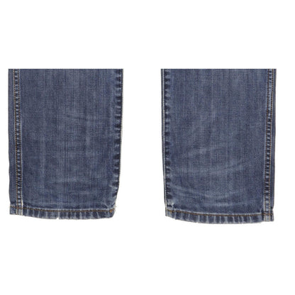 Wrangler Greensboro Men Blue Straight Regular Stretch Jeans W33 L32