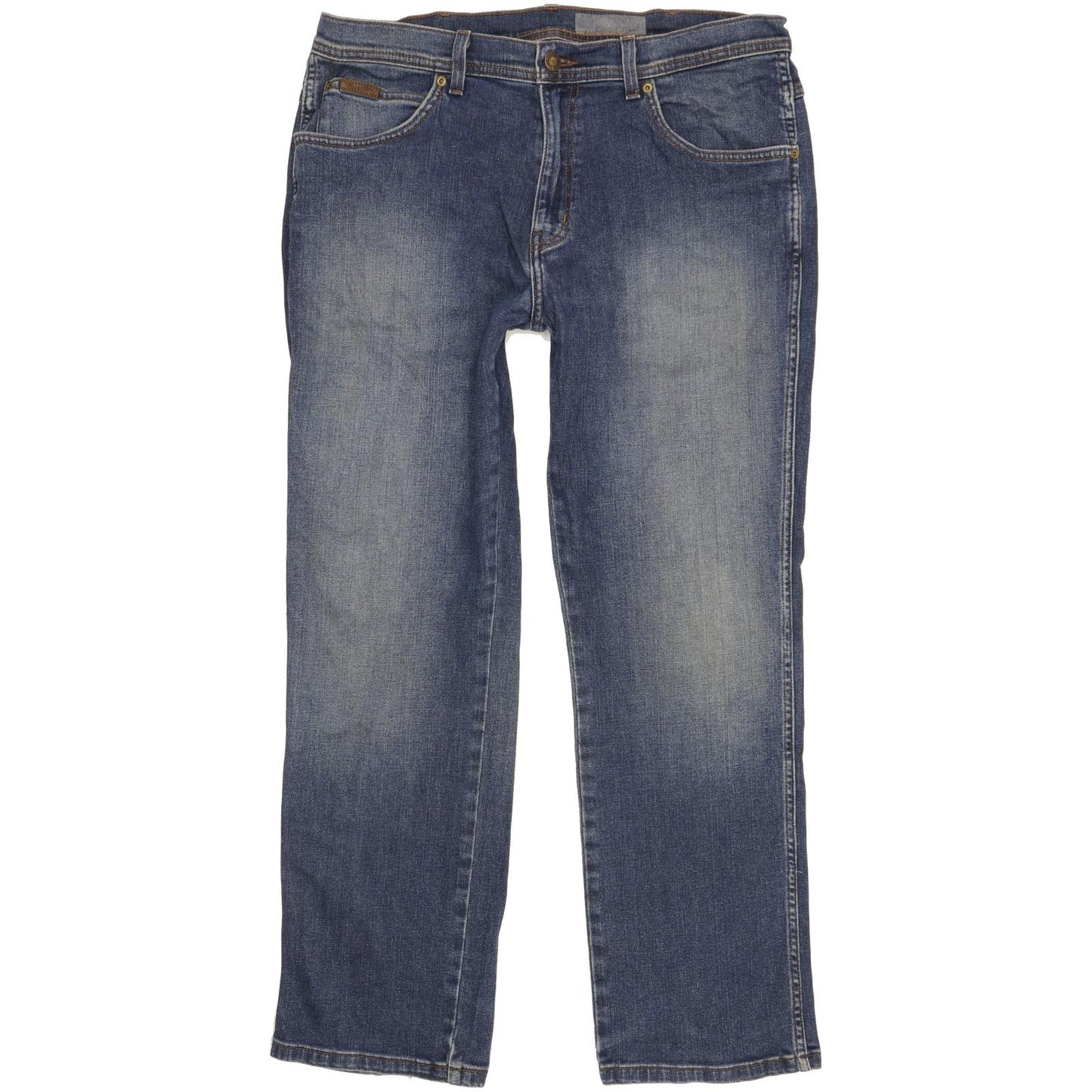 Wrangler Arizona Men Blue Straight Regular Stretch Jeans W36 L30