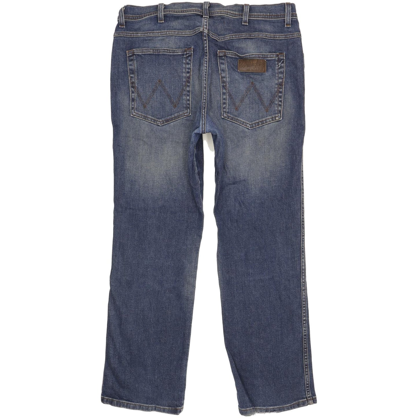 Wrangler Arizona Men Blue Straight Regular Stretch Jeans W36 L30