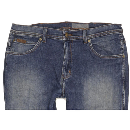 Wrangler Arizona Men Blue Straight Regular Stretch Jeans W36 L30