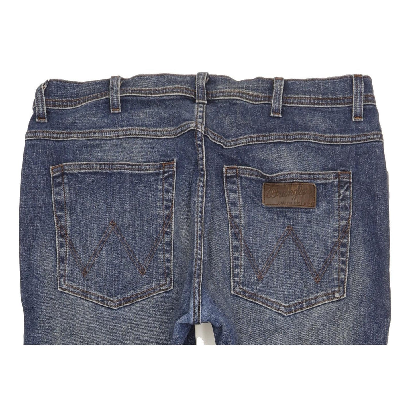Wrangler Arizona Men Blue Straight Regular Stretch Jeans W36 L30