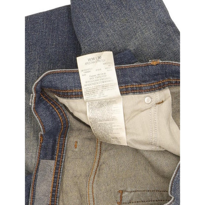 Wrangler Arizona Men Blue Straight Regular Stretch Jeans W36 L30