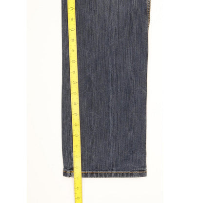Wrangler Men Blue Straight Regular Stretch Jeans W36 L33
