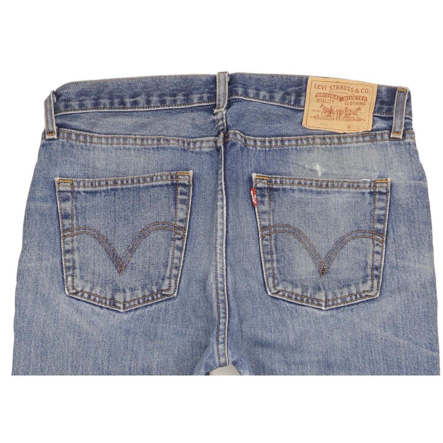 Levi's 751 Men Blue Straight Regular Jeans W33 L29