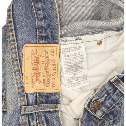 Levi's 751 Men Blue Straight Regular Jeans W33 L29