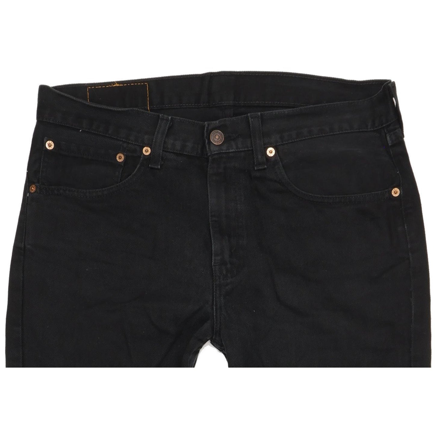 Levi's 751 Men Black Straight Regular Jeans W32 L31