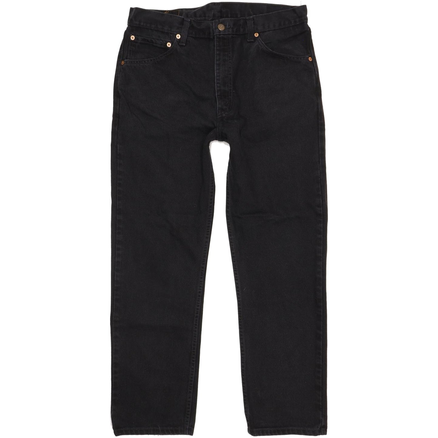 Levi's 521 Men Black Straight Regular Jeans W35 L29